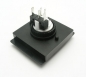 Preview: Push button square 50x62mm low profile clear