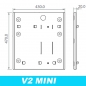 Preview: Wall-mounting plate  for Mini V2 Changemachine & Tokenvendingmachine