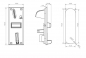 Preview: Front plate plastic KF for electronic coin mechanism AL66 & AL66FG