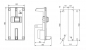 Preview: Front plate plastic CP for electronic coin mechanism AL66 & AL66FG