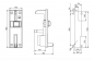 Preview: Front plate plastic NP for electronic coin mechanism AL66 & AL66FG