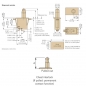 Preview: Service switch (door switch) single-pole contact terminal 6.3 mm x 0.8 mm F69-24A AgCDO