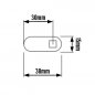 Preview: Machine Service Lock Pegnus KA C1403 Lenght 16 mm - 5/8" 16 mm - 7/8" 28.6 mm - 1 1/8"