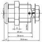 Preview: Cam Lock  Mini plus MlO KD 90 ° Turn