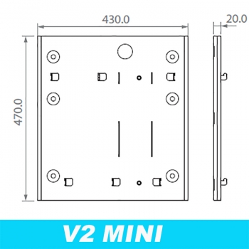 Wandhalterung für Mini V2  Geldwechsel & Tokenverkaufsautomat