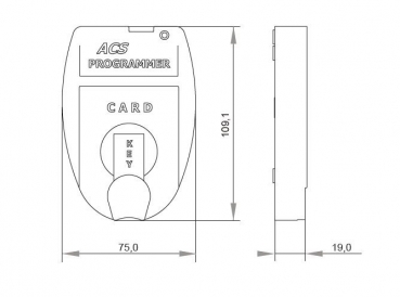 Programming station for RFID key