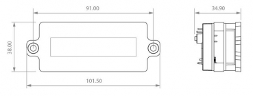 LCD Display for electronic coin acceptors