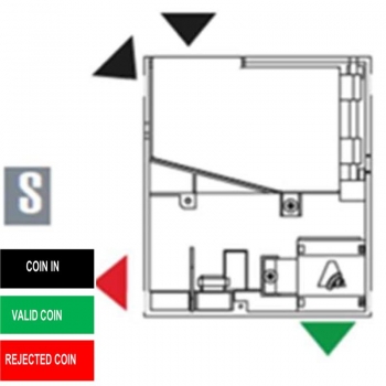 Electronic coin selector AL66S Version S