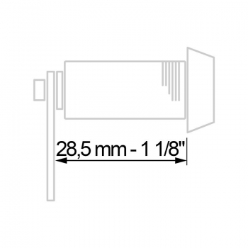 Round Key Lock KD 28,60 mm - 1 1/8"