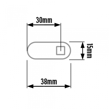 Venia Sicherheits Schloß Serie 25 Stück, mit 5 Zylinderschlüssel KA, Länge 16 mm - 5/8"