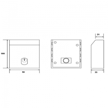 Cashbox for Coin lock Classic