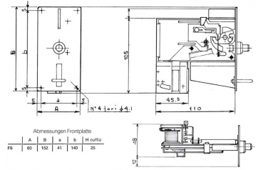 Coinvalidator mechanical with Frontplate F6 0,50 Euro