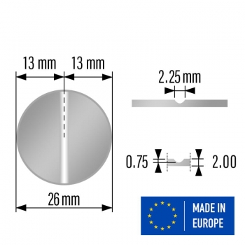 Profile Token E2 26 x 2 mm 1s 100 pcs.