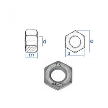 Nut M4 Hex 7mm