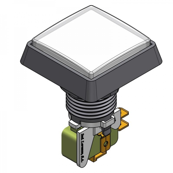 Illuminated Push Buttons 51x51 mm square