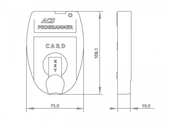 Programming station for RFID key