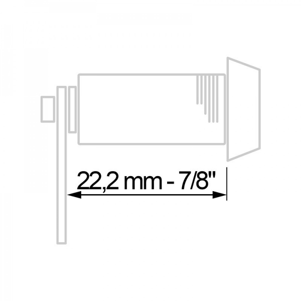 Tumbler Lock KA 22,3 mm - 7/8"