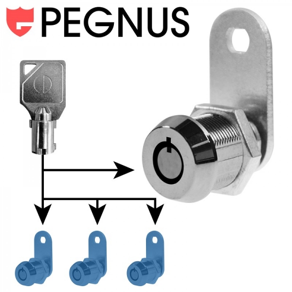 Machine Service Lock Pegnus KA C1403 Lenght 16 mm - 5/8" 16 mm - 7/8" 28.6 mm - 1 1/8"