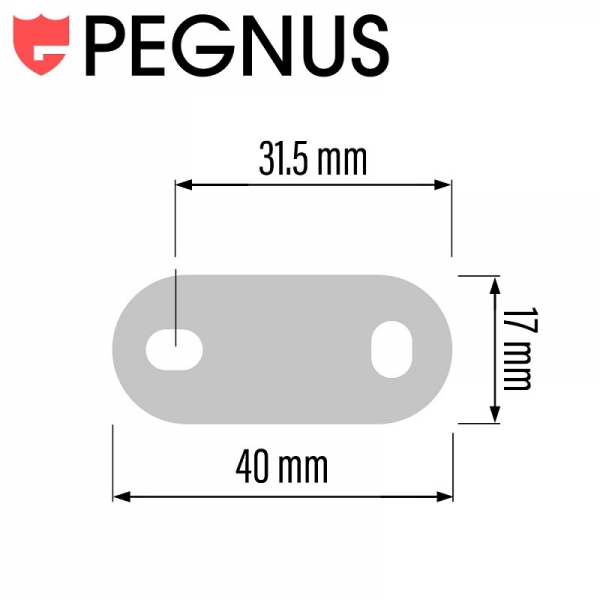 Machine Service Lock Set 2 pcs Pegnus KA C1403 Lenght 16 mm - 5/8" 16 mm - 7/8" 28.6 mm - 1 1/8"