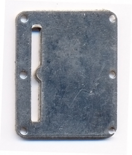 Token entry plate metal FB-B2 28,5x35,5mm grooved token B2