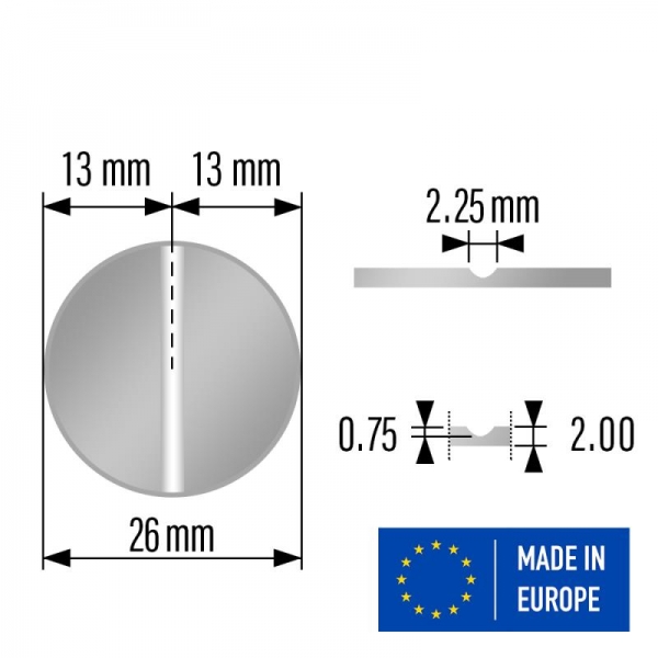 Profile Token E2 26 x 2 mm 1s 100 pcs.