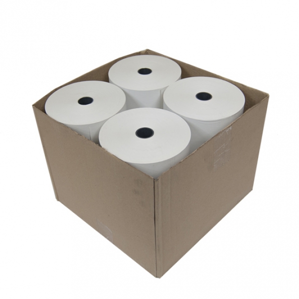 Thermal paper 48 mm width 75 mm diameter 12,5 mm core approx. 46 meter lenght